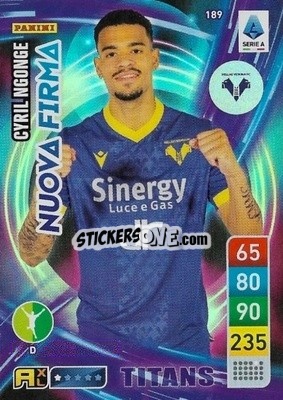 Sticker Cyril Ngonge - Calciatori 2022-2023. Adrenalyn XL TITANS
 - Panini