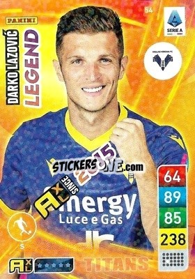 Sticker Darko Lazović - Calciatori 2022-2023. Adrenalyn XL TITANS
 n. T54 - Panini
