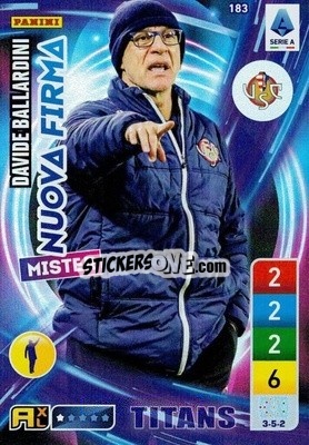 Figurina Davide Ballardini - Calciatori 2022-2023. Adrenalyn XL TITANS
 - Panini