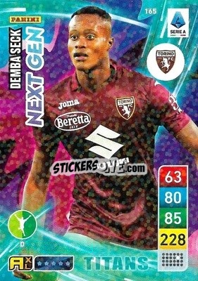 Figurina Demba Seck - Calciatori 2022-2023. Adrenalyn XL TITANS
 - Panini