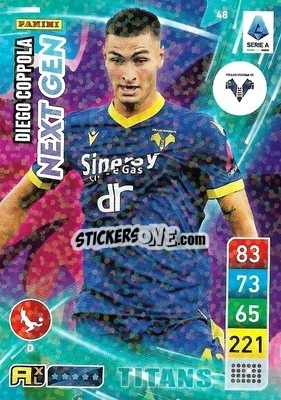 Figurina Diego Coppola - Calciatori 2022-2023. Adrenalyn XL TITANS
 - Panini