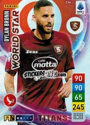 Sticker Dylan Bronn - Calciatori 2022-2023. Adrenalyn XL TITANS
 - Panini