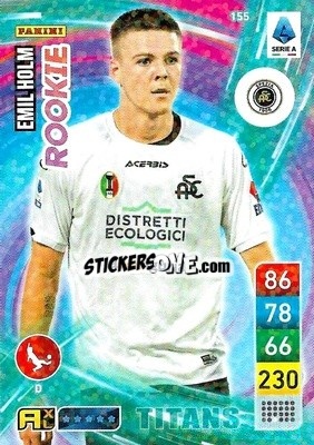 Sticker Emil Holm - Calciatori 2022-2023. Adrenalyn XL TITANS
 n. T155 - Panini