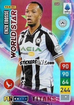 Sticker Enzo Ebosse - Calciatori 2022-2023. Adrenalyn XL TITANS
 n. T240 - Panini