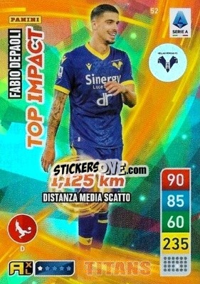 Sticker Fabio Depaoli - Calciatori 2022-2023. Adrenalyn XL TITANS
 - Panini