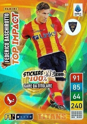 Figurina Federico Baschirotto - Calciatori 2022-2023. Adrenalyn XL TITANS
 - Panini