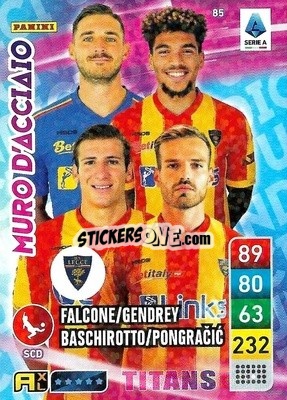 Sticker Federico Baschirotto / Marin Pongračić / Valentin Gendrey / Wladimiro Falcone - Calciatori 2022-2023. Adrenalyn XL TITANS
 - Panini