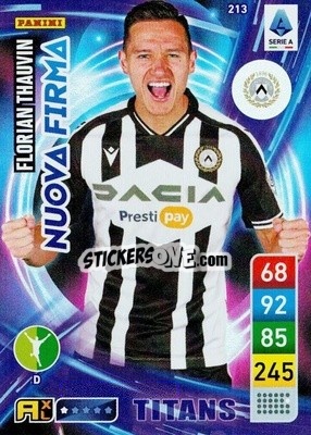 Sticker Florian Thauvin - Calciatori 2022-2023. Adrenalyn XL TITANS
 - Panini