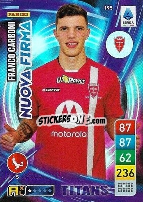 Sticker Franco Carboni - Calciatori 2022-2023. Adrenalyn XL TITANS
 - Panini