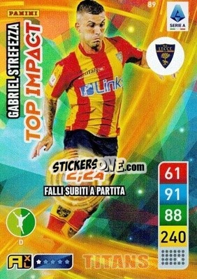 Figurina Gabriel Strefezza - Calciatori 2022-2023. Adrenalyn XL TITANS
 - Panini