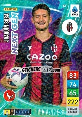 Sticker Joaquín Sosa - Calciatori 2022-2023. Adrenalyn XL TITANS
 - Panini