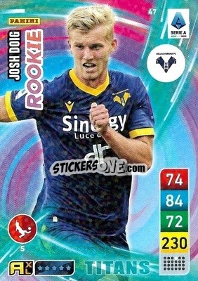 Sticker Josh Doig - Calciatori 2022-2023. Adrenalyn XL TITANS
 - Panini