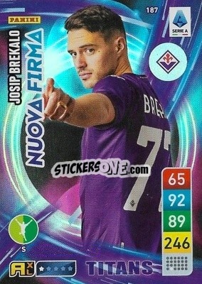 Sticker Josip Brekalo - Calciatori 2022-2023. Adrenalyn XL TITANS
 n. T187 - Panini