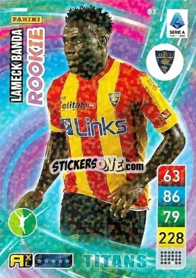 Figurina Lameck Banda - Calciatori 2022-2023. Adrenalyn XL TITANS
 - Panini