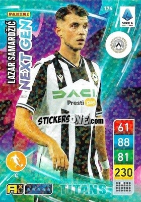 Cromo Lazar Samardžić - Calciatori 2022-2023. Adrenalyn XL TITANS
 - Panini