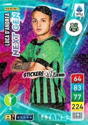 Sticker Luca D'Andrea - Calciatori 2022-2023. Adrenalyn XL TITANS
 - Panini