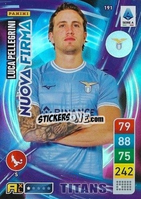 Sticker Luca Pellegrini - Calciatori 2022-2023. Adrenalyn XL TITANS
 - Panini