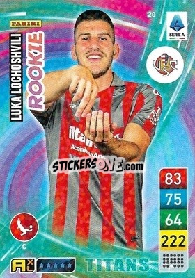 Cromo Luka Lochoshvili - Calciatori 2022-2023. Adrenalyn XL TITANS
 - Panini