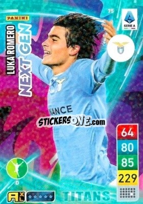 Sticker Luka Romero - Calciatori 2022-2023. Adrenalyn XL TITANS
 - Panini