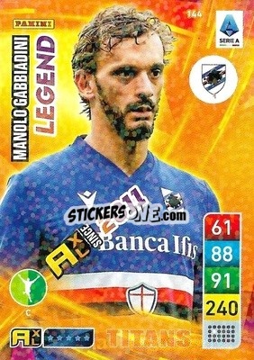 Sticker Manolo Gabbiadini - Calciatori 2022-2023. Adrenalyn XL TITANS
 - Panini