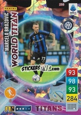Sticker Marcelo Brozović - Calciatori 2022-2023. Adrenalyn XL TITANS
 n. T250 - Panini
