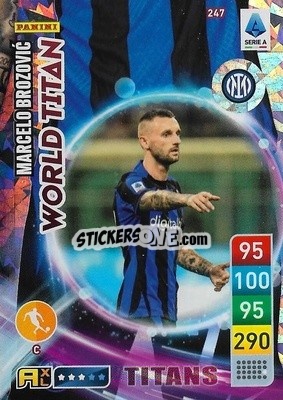Sticker Marcelo Brozović - Calciatori 2022-2023. Adrenalyn XL TITANS
 n. T247 - Panini