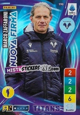 Figurina Marco Zaffaroni - Calciatori 2022-2023. Adrenalyn XL TITANS
 - Panini