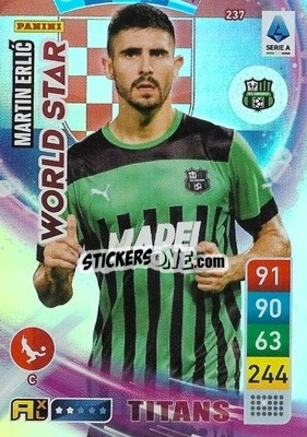 Cromo Martin Erlić - Calciatori 2022-2023. Adrenalyn XL TITANS
 - Panini