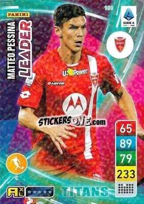 Sticker Matteo Pessina - Calciatori 2022-2023. Adrenalyn XL TITANS
 n. T100 - Panini