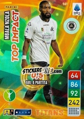 Figurina Mbala Nzola - Calciatori 2022-2023. Adrenalyn XL TITANS
 - Panini