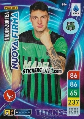 Sticker Nadir Zorter - Calciatori 2022-2023. Adrenalyn XL TITANS
 - Panini