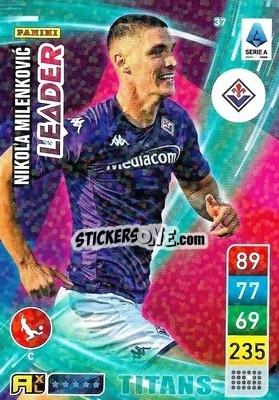 Sticker Nikola Milenković - Calciatori 2022-2023. Adrenalyn XL TITANS
 - Panini