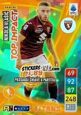 Sticker Nikola Vlašić - Calciatori 2022-2023. Adrenalyn XL TITANS
 - Panini