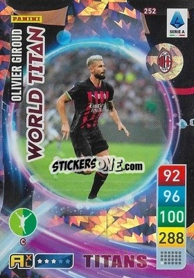 Figurina Olivier Giroud - Calciatori 2022-2023. Adrenalyn XL TITANS
 - Panini