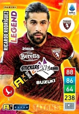 Sticker Ricardo Rodríguez - Calciatori 2022-2023. Adrenalyn XL TITANS
 n. T171 - Panini