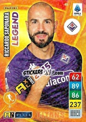 Sticker Riccardo Saponara - Calciatori 2022-2023. Adrenalyn XL TITANS
 - Panini