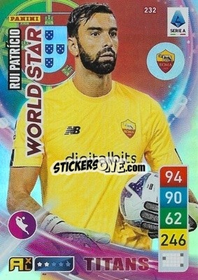 Sticker Rui Patrício - Calciatori 2022-2023. Adrenalyn XL TITANS
 n. T232 - Panini