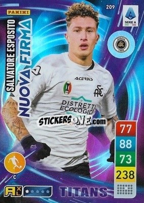 Figurina Salvatore Esposito - Calciatori 2022-2023. Adrenalyn XL TITANS
 - Panini