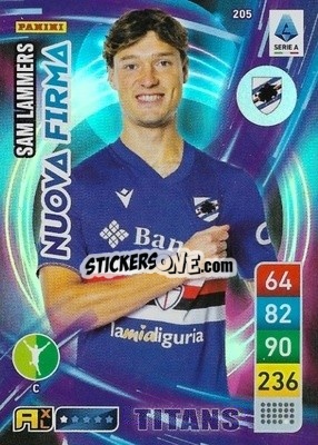 Sticker Sam Lammers - Calciatori 2022-2023. Adrenalyn XL TITANS
 - Panini