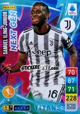 Figurina Samuel Iling-Junior  - Calciatori 2022-2023. Adrenalyn XL TITANS
 - Panini