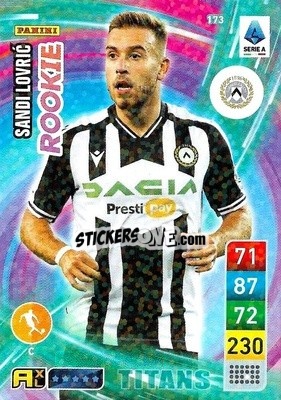 Figurina Sandi Lovrić - Calciatori 2022-2023. Adrenalyn XL TITANS
 - Panini