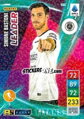 Sticker Simone Bastoni - Calciatori 2022-2023. Adrenalyn XL TITANS
 n. T154 - Panini