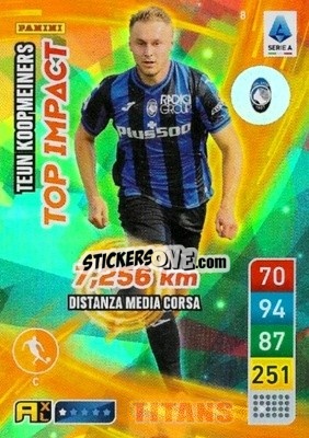 Cromo Teun Koopmeiners - Calciatori 2022-2023. Adrenalyn XL TITANS
 - Panini