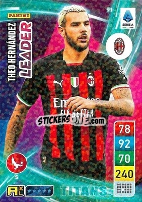 Figurina Theo Hernández - Calciatori 2022-2023. Adrenalyn XL TITANS
 - Panini