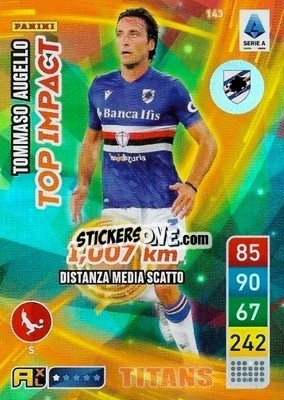 Sticker Tommaso Augello - Calciatori 2022-2023. Adrenalyn XL TITANS
 - Panini