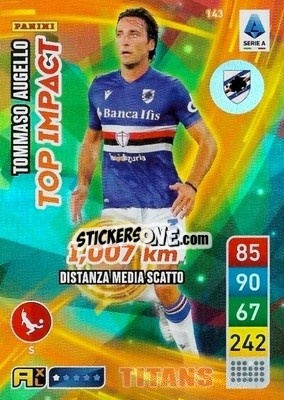 Cromo Tommaso Augello - Calciatori 2022-2023. Adrenalyn XL TITANS
 - Panini