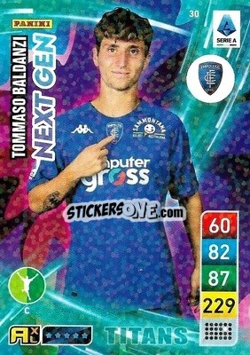 Cromo Tommaso Baldanzi - Calciatori 2022-2023. Adrenalyn XL TITANS
 - Panini