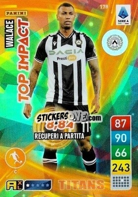 Cromo Walace - Calciatori 2022-2023. Adrenalyn XL TITANS
 - Panini