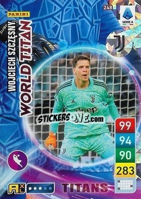 Sticker Wojciech Szczesny - Calciatori 2022-2023. Adrenalyn XL TITANS
 n. T248 - Panini