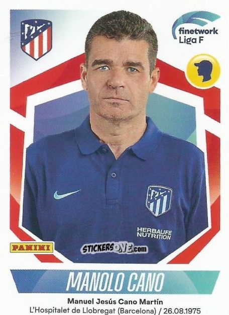Figurina Manolo Cano - Liga F 2022-2023
 n. 101 - Panini